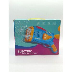 Electric Bubble Gun With Lighting Effects & Colorful Bubbles For Kids Aged 3+